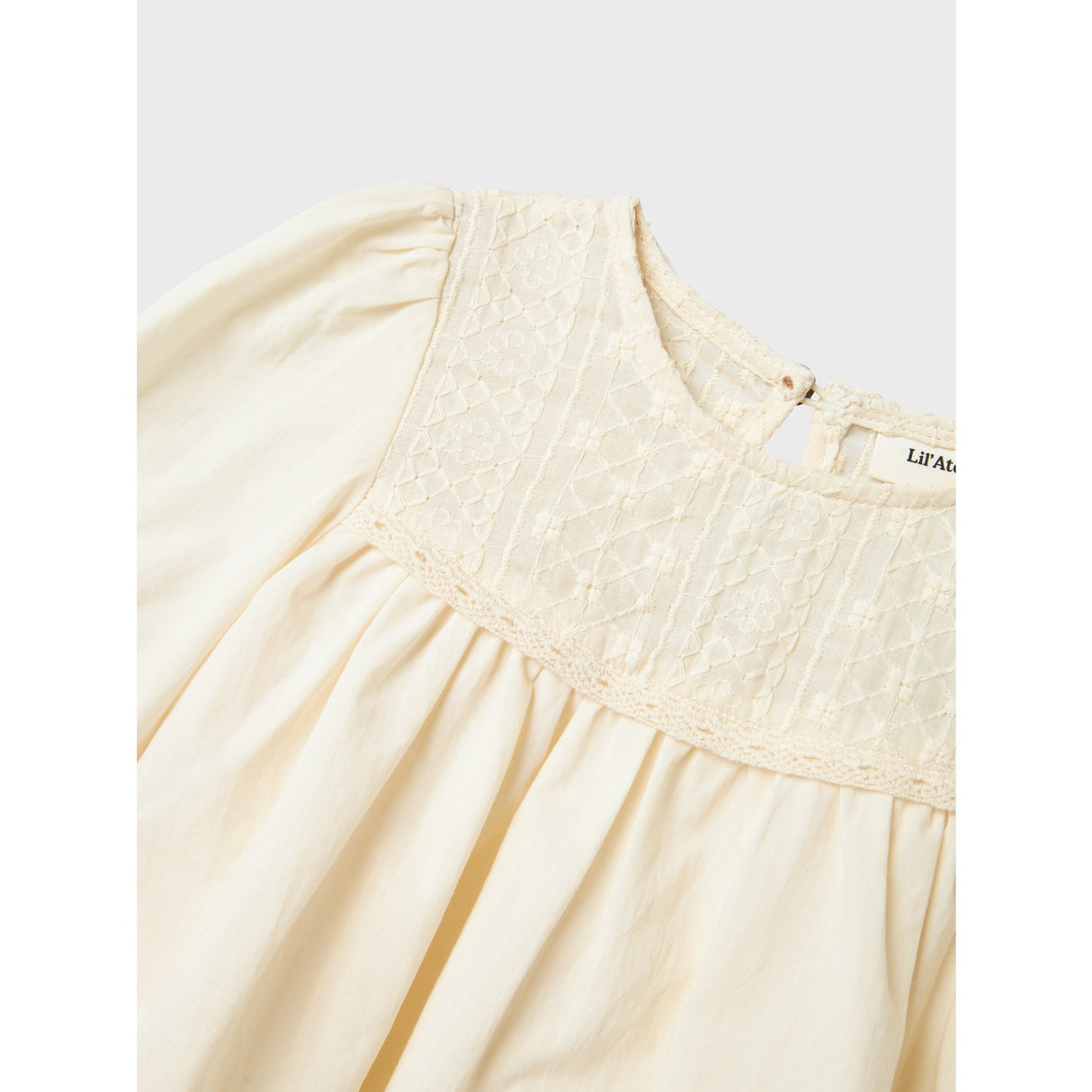 Lil'Atelier Turtledove Daisy Loose Skjorta