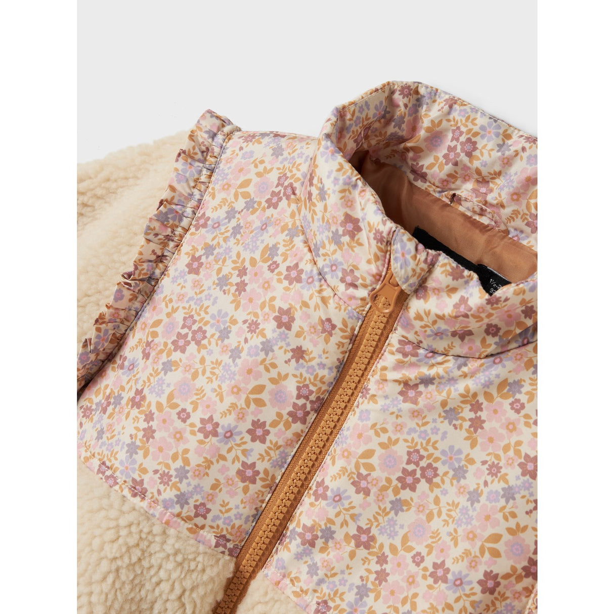 Name It Whitecap Gray Biscuit Minna Teddy Jacka