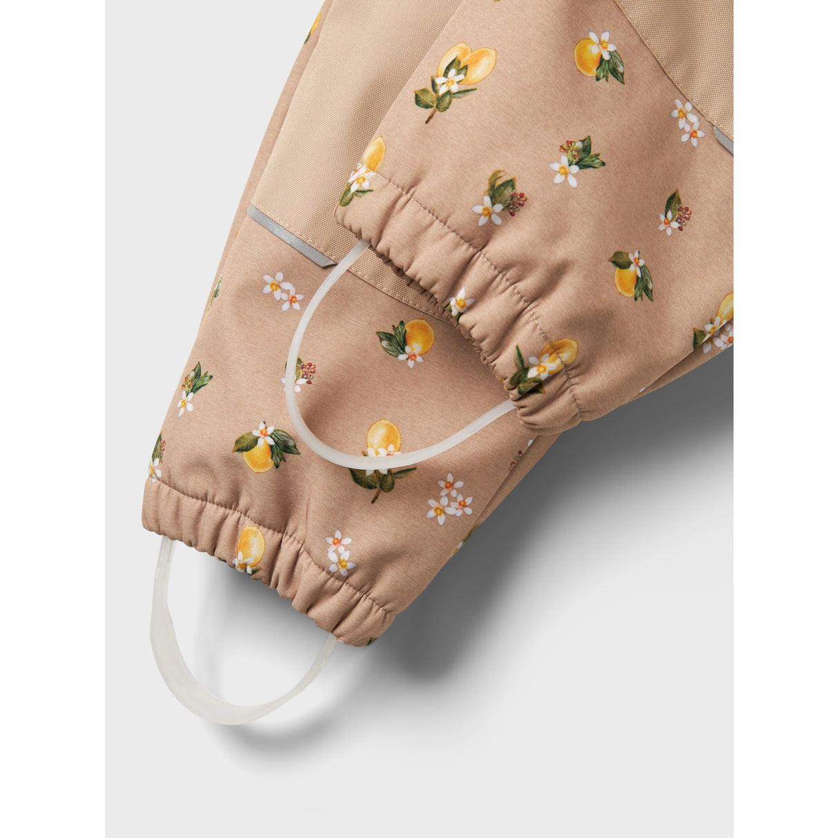 Name It Light Taupe Lemons Alfa08 Softshell Byxor AOP Fo