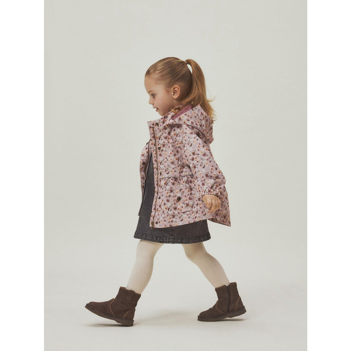 Name It Pale Mauve Flowers Malex08 Jacka AOP Fo