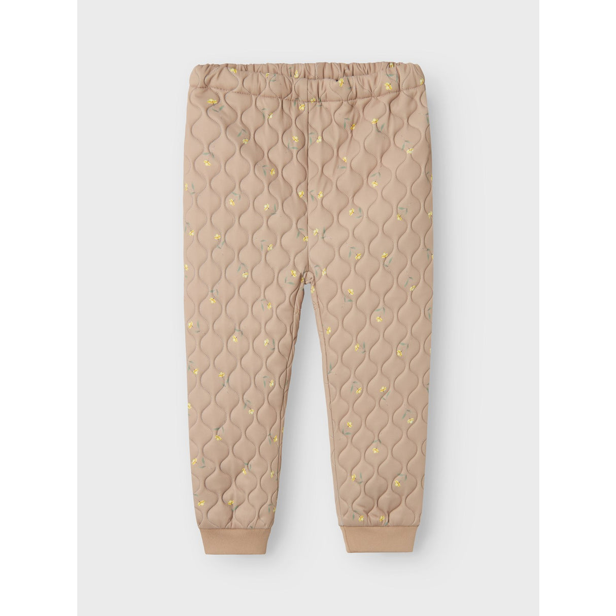 Name It Light Taupe Flower Moon Quiltad Set AOP Fo