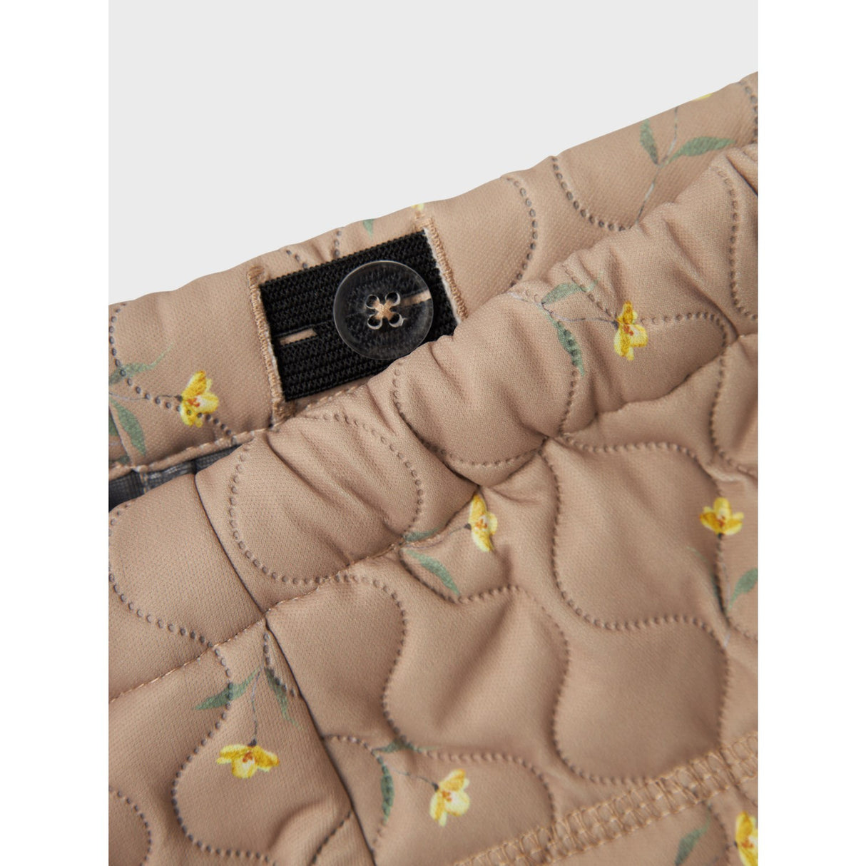 Name It Light Taupe Flower Moon Quiltad Set AOP Fo