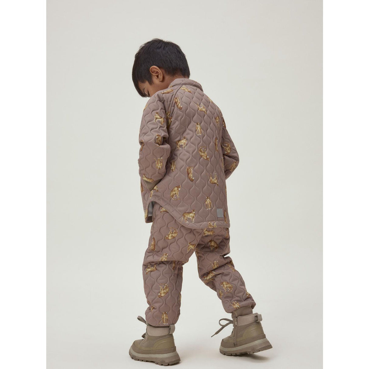 Name It Mountain Trail Leo Moon Quiltad Set AOP Fo