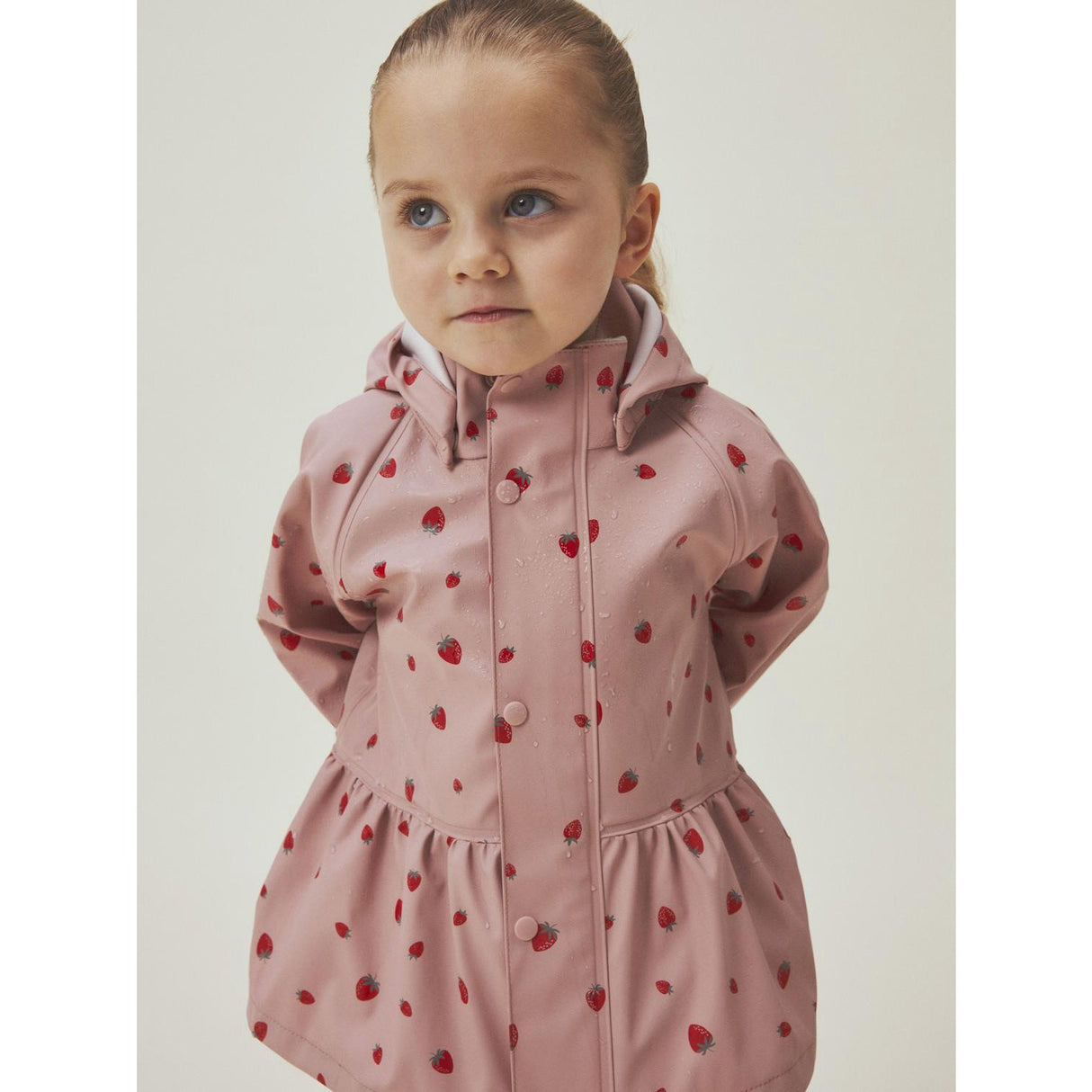Name It Pale Mauve Strawberry Dry10 Regnset AOP Fo