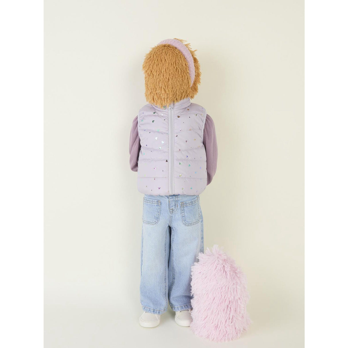 Name It Misty Lilac Mylane Väst Foil Heart