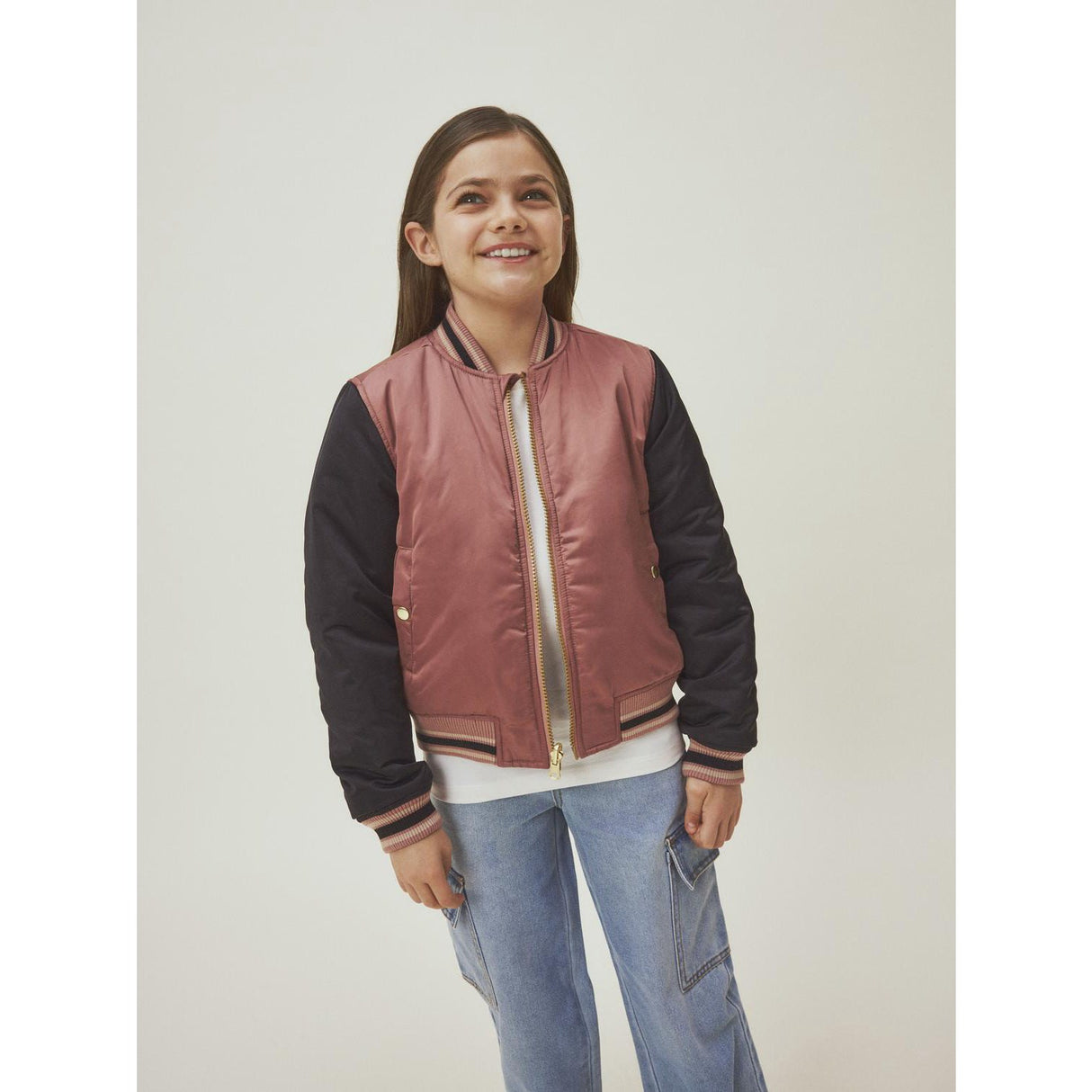 Name It Black Mariska Bomber Jacka Reversable