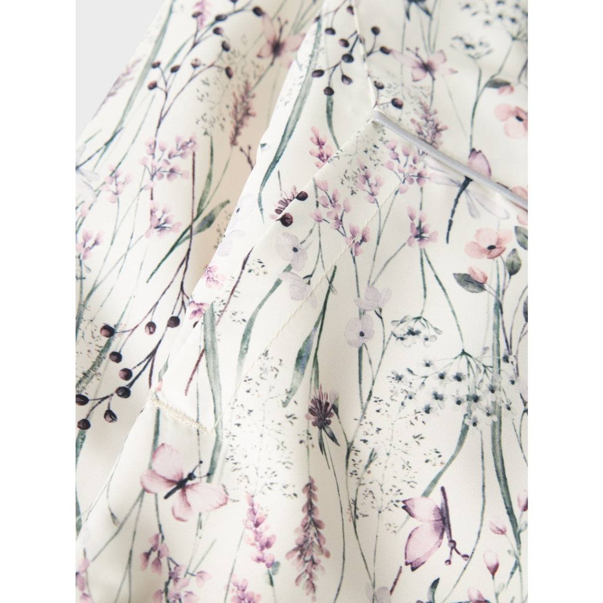 Name It Whisper White Long Flower Maxi Li Jacka AOP