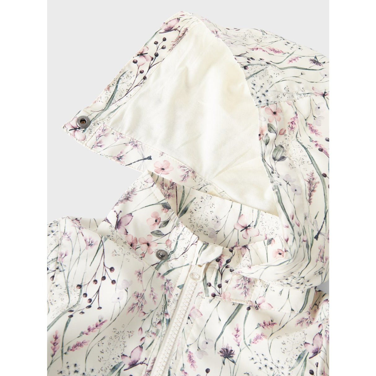 Name It Whisper White Long Flower Maxi Li Jacka AOP