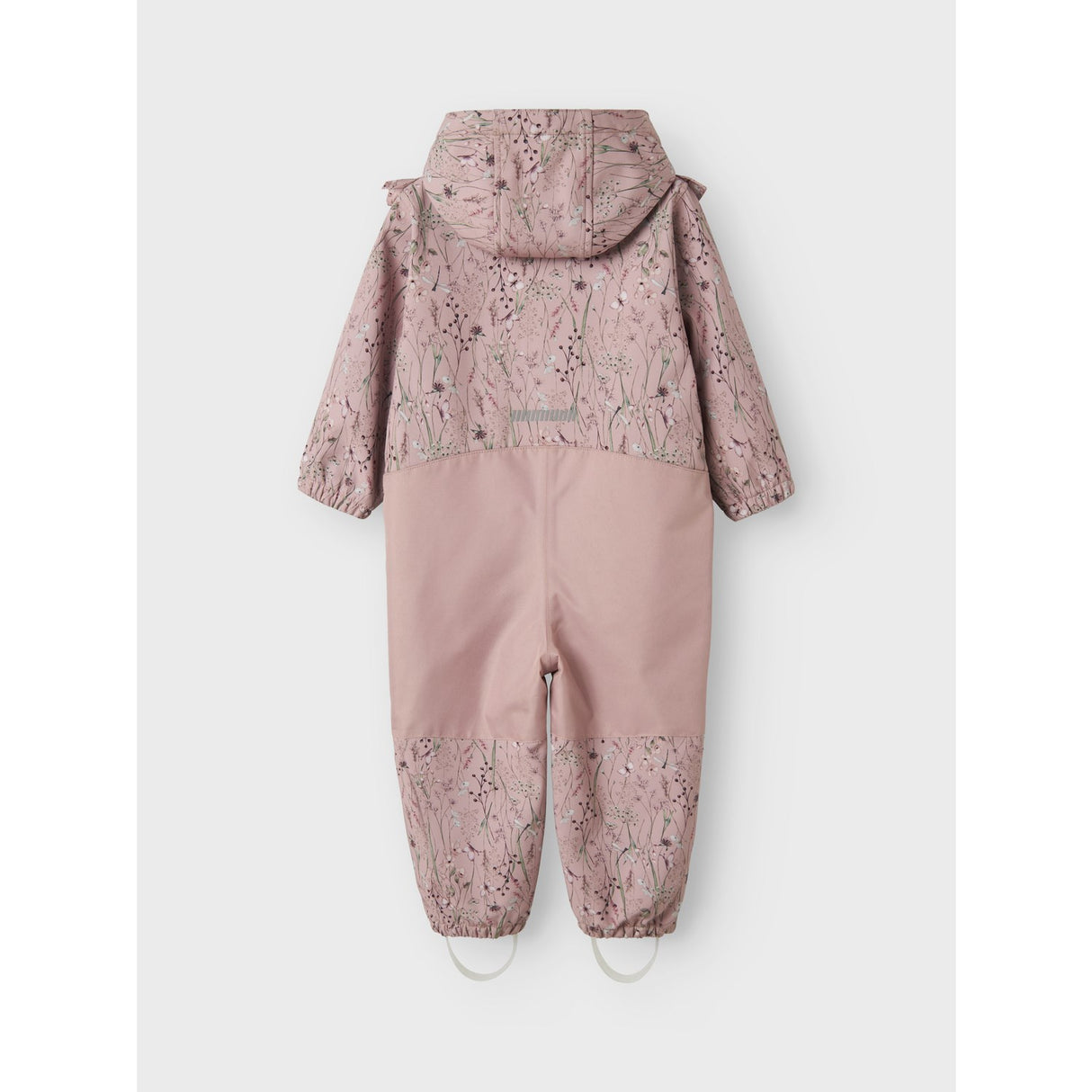 Name It Pale Mauve Flower Meadow Alfa08 Softshell Dräkt Frill Fo