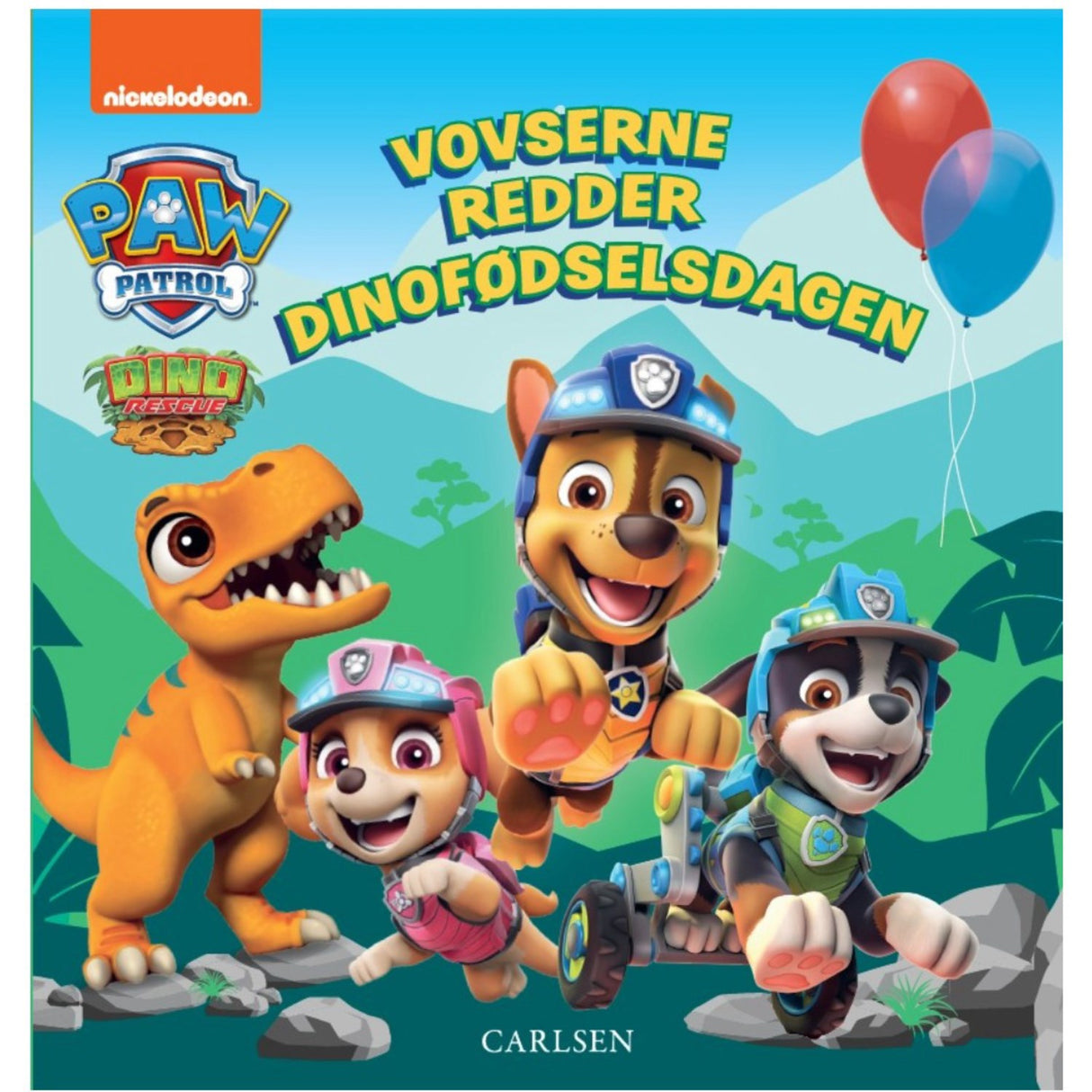 Forlaget Carlsen Vovserne redder dinofødselsdagen