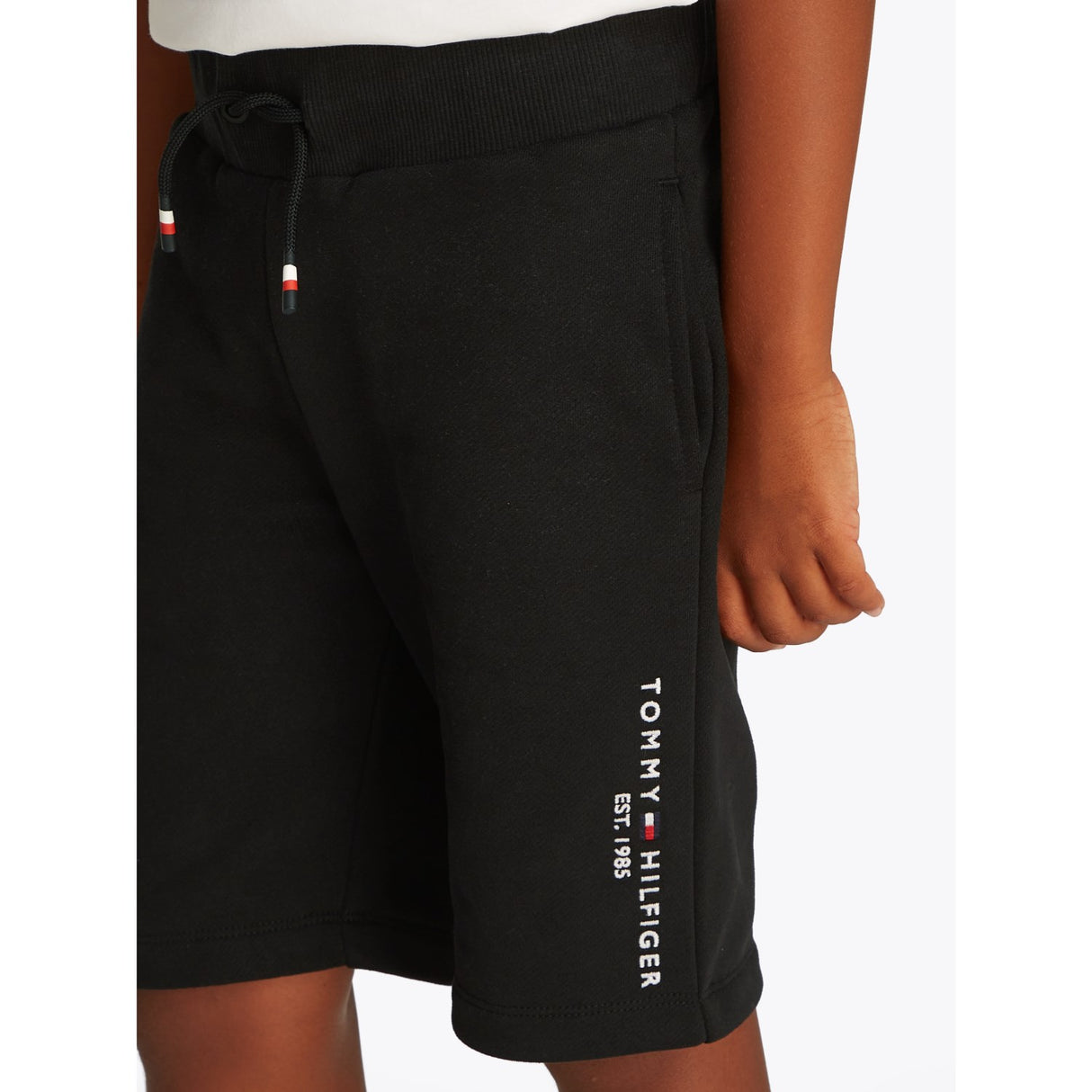 Tommy Hilfiger Black Essential Sweatshorts