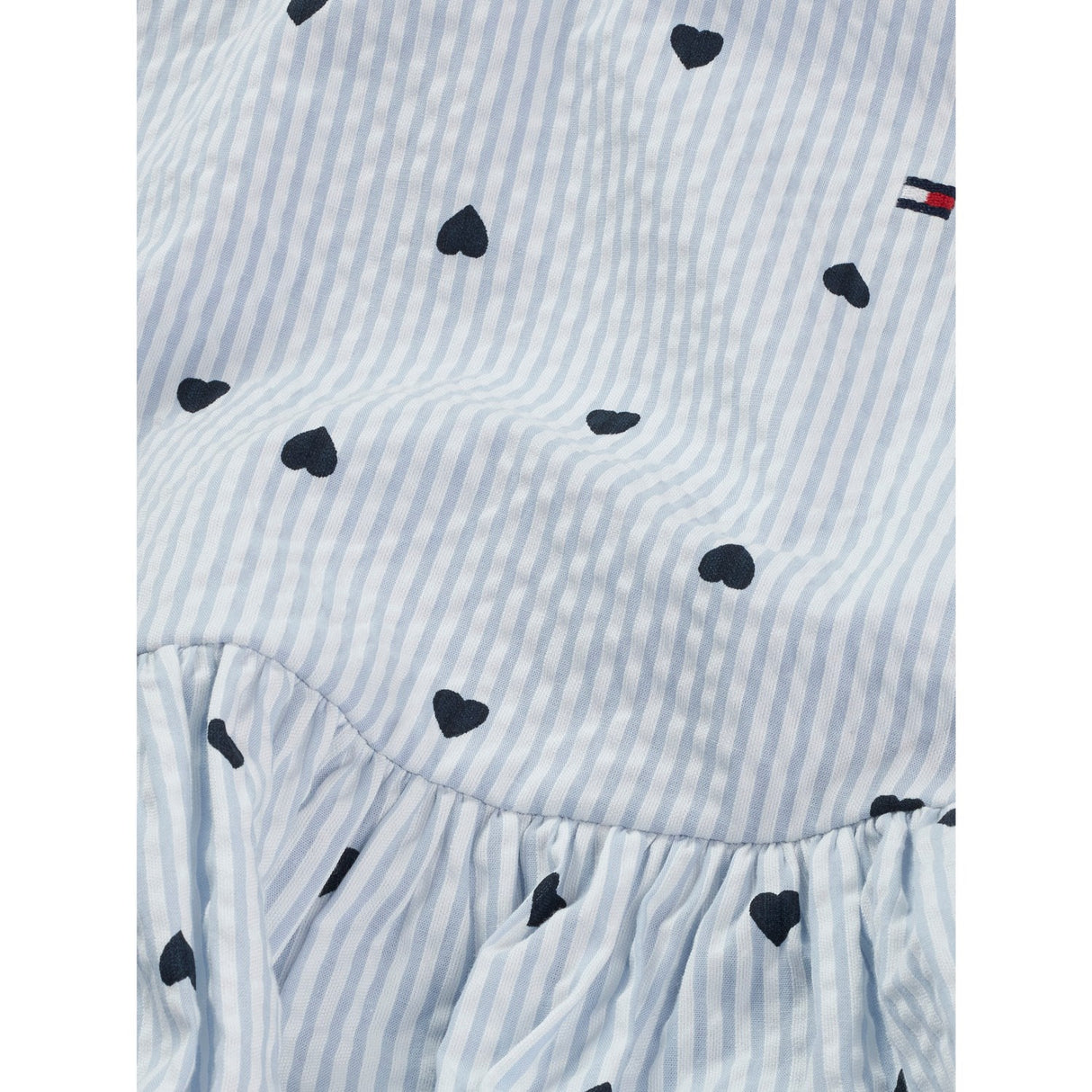 Tommy Hilfiger Breezy Blue Stripes Aop Seersucker Klänning