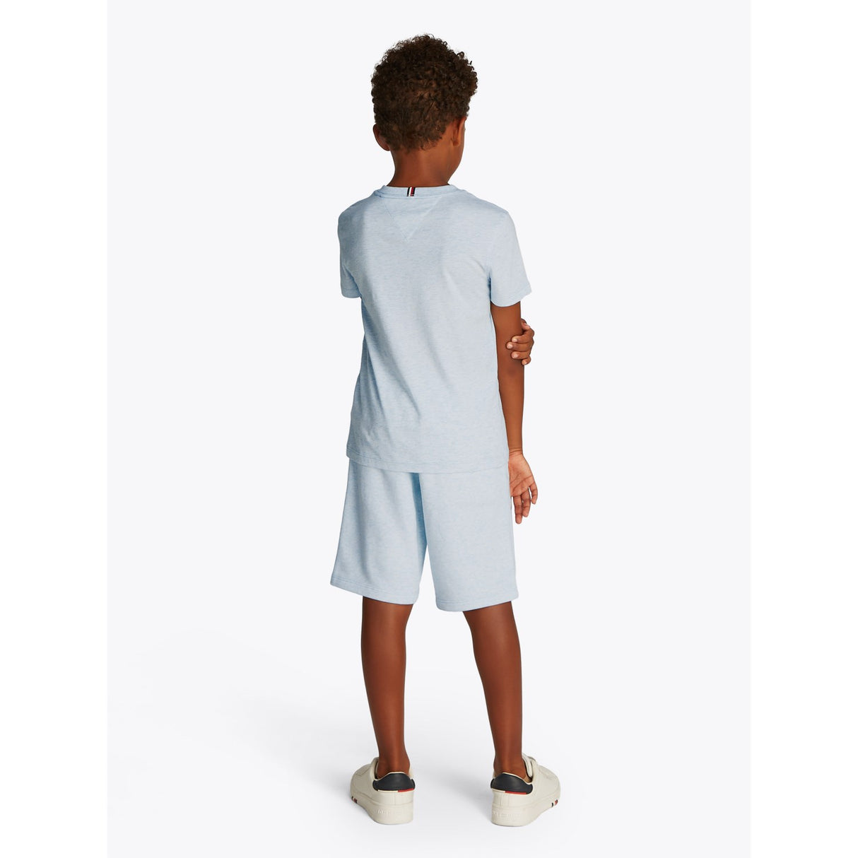 Tommy Hilfiger Breezy Blue Heather Essential Bomull Reg T-Skjorta