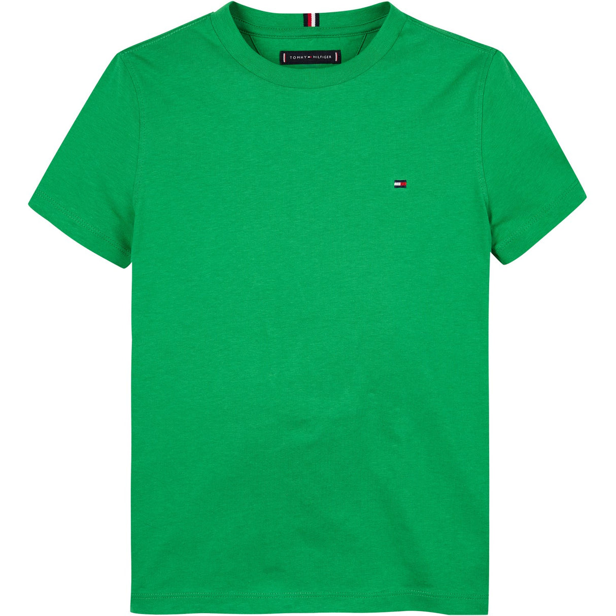 Tommy Hilfiger Radiant Green Essential Bomull Reg T-Skjorta