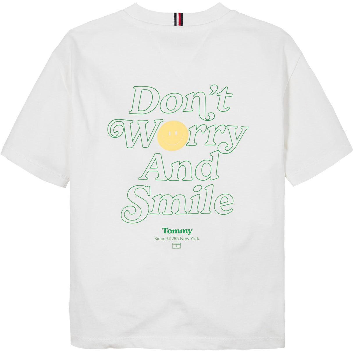 Tommy Hilfiger White Fun Graphic T-Skjorta