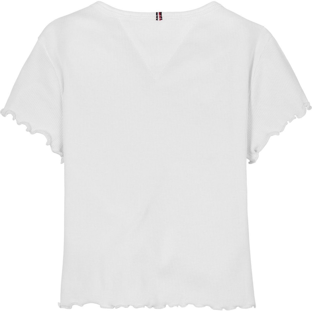 Tommy Hilfiger White Essential Rib Topp SS