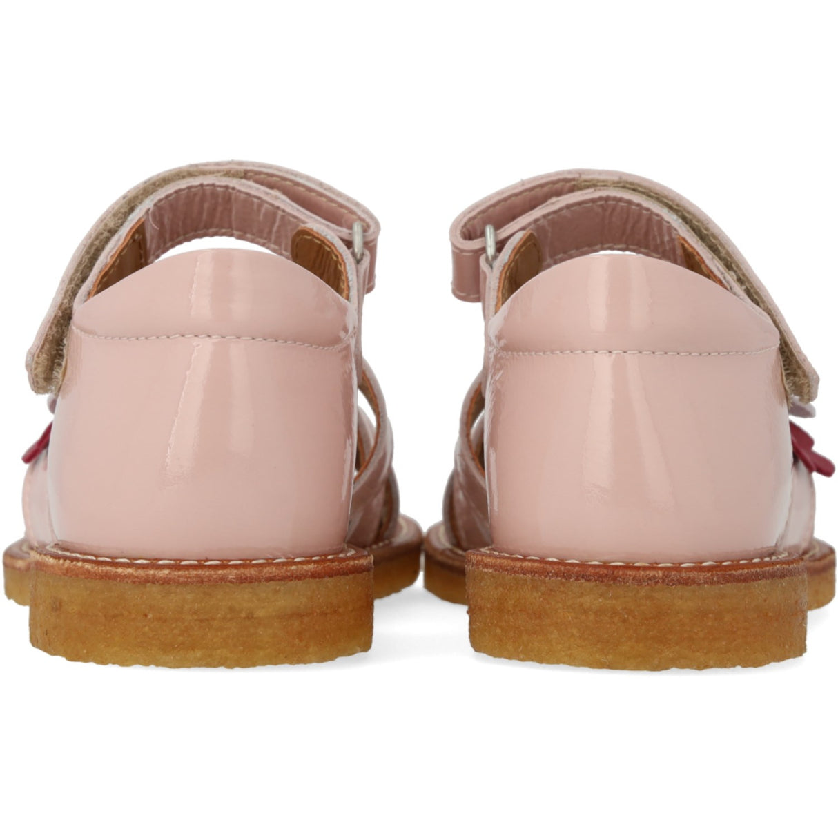 Angulus Rosebud Sandal med Flerfärgade Blommiga Applikationer