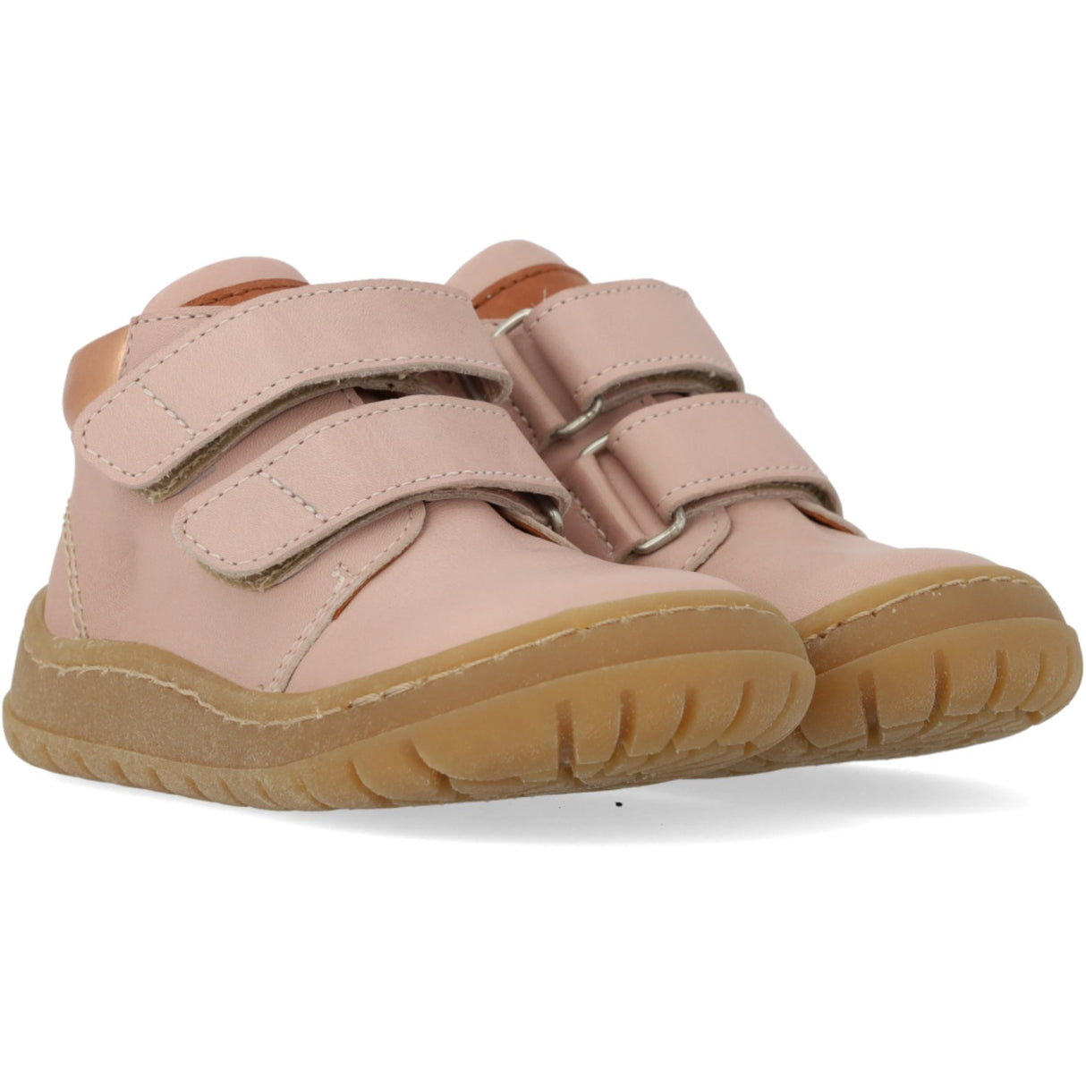 Angulus Rosebud/Tan/Copper Shine Börjar Mid-Cut Sneaker