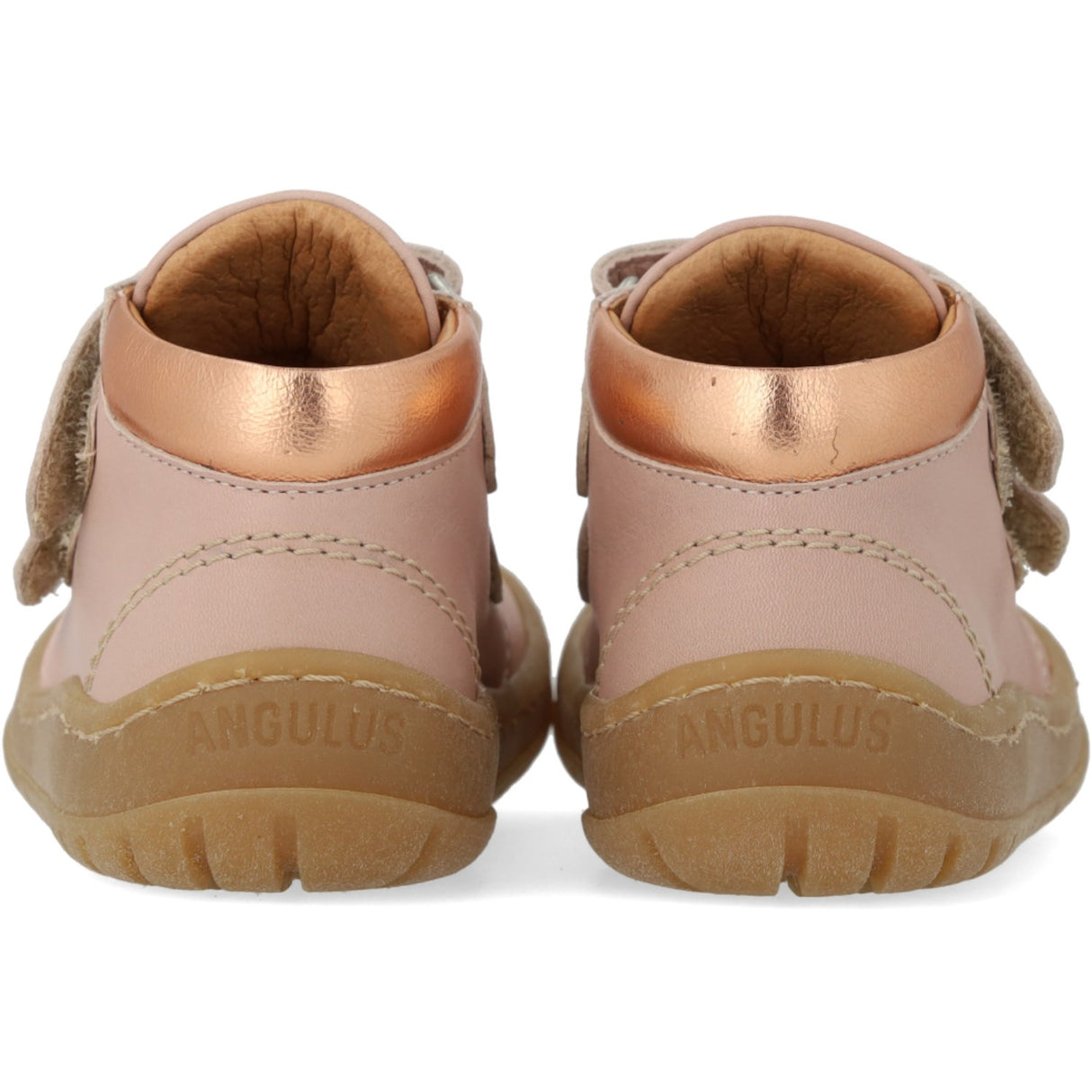 Angulus Rosebud/Tan/Copper Shine Börjar Mid-Cut Sneaker