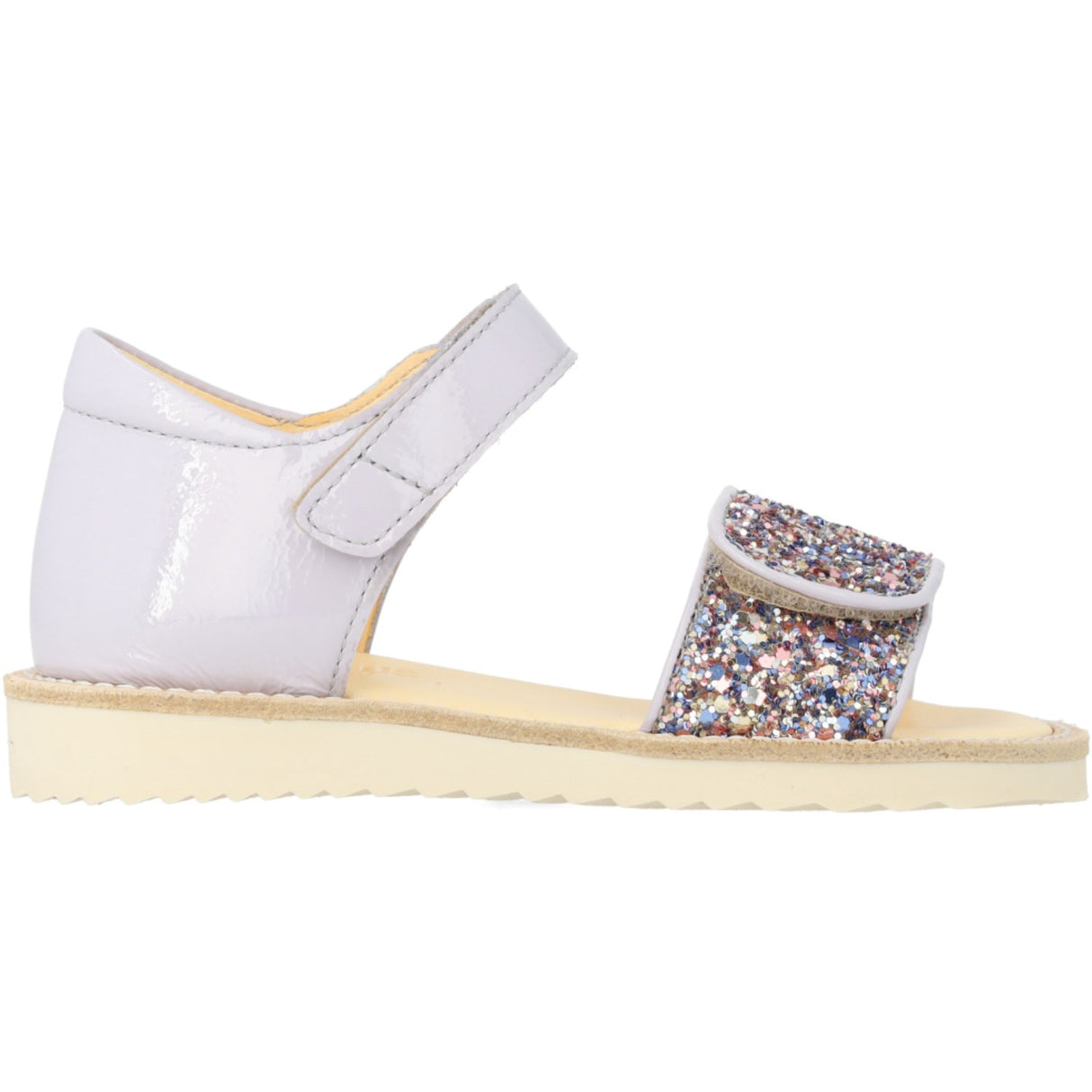 Angulus Lilac/Pastel Multi Glitter Laksandal Med Funklende Glitterdetalje