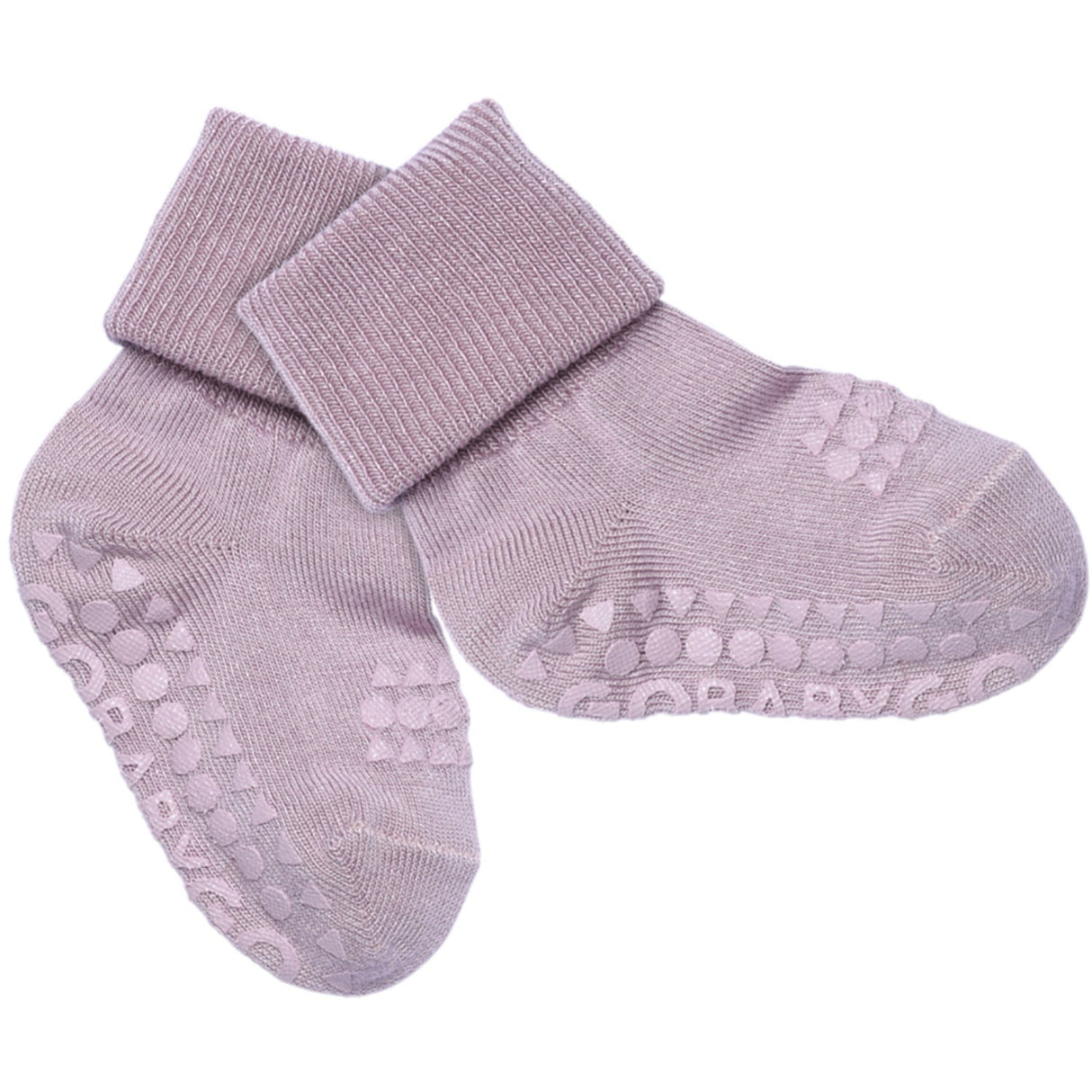 Gobabygo Lavender Non-Slip Strumpor Bambu