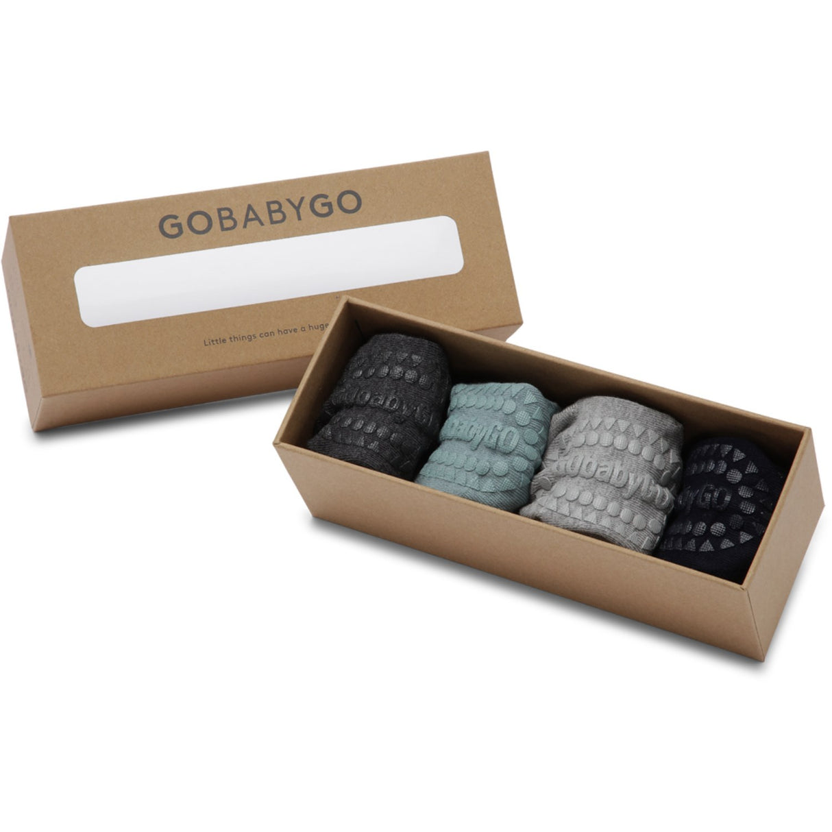 Gobabygo Grey/Blue/Blue/Grey Combo Box Bambu