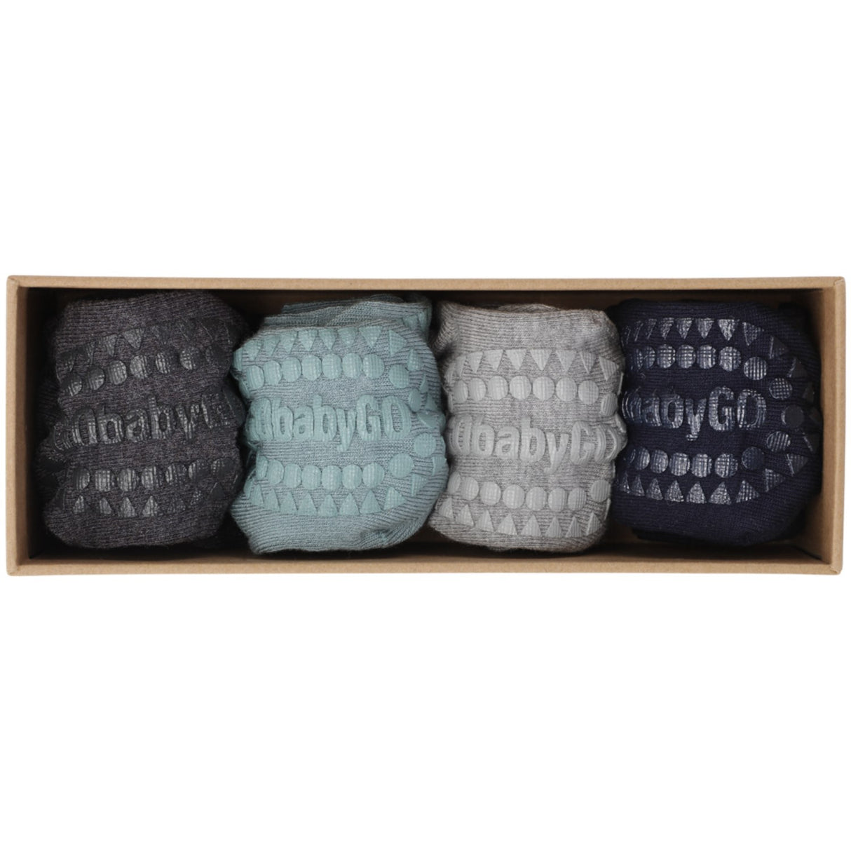 Gobabygo Grey/Blue/Blue/Grey Combo Box Bambu