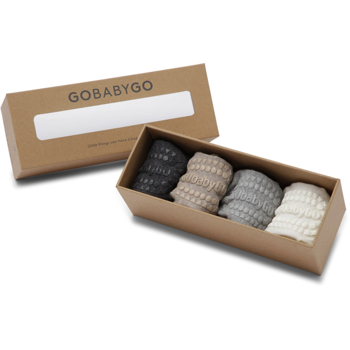 Gobabygo Grey/Sand/Off-White/Grey Combo Box Bambu