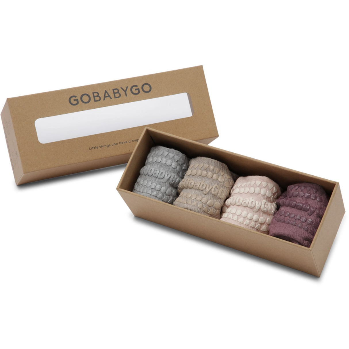Gobabygo Grey/Sand/Purple/Pink Combo Box Bambu