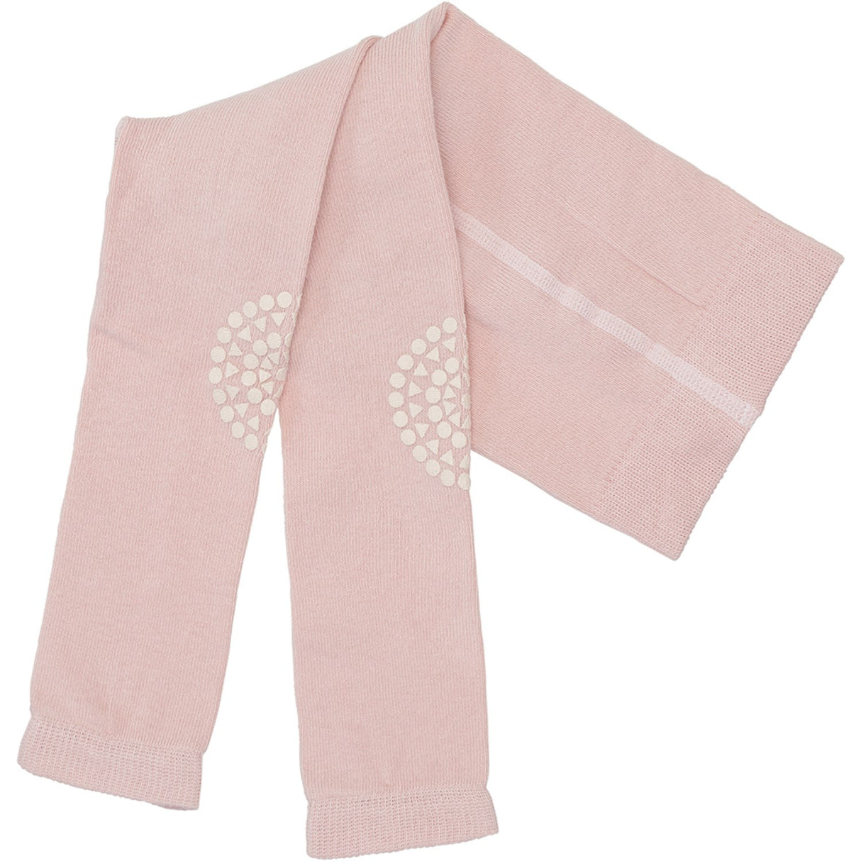 Gobabygo Soft Pink Crawling Leggings Organic Bomull
