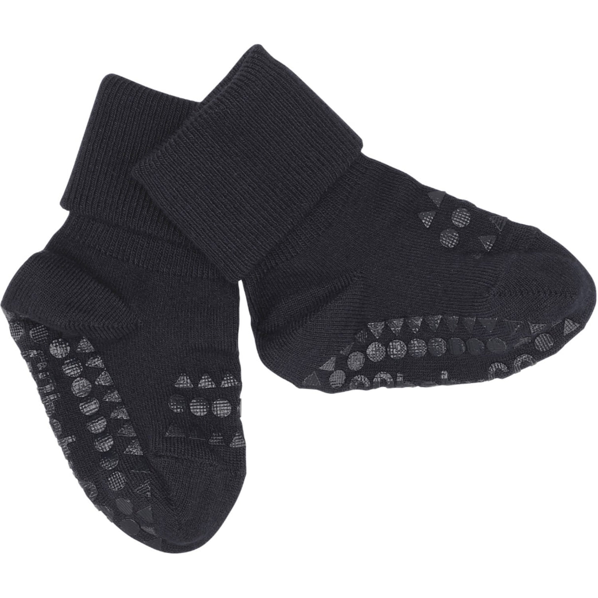 Gobabygo Dark Blue Non-Slip Strumpor Bambu