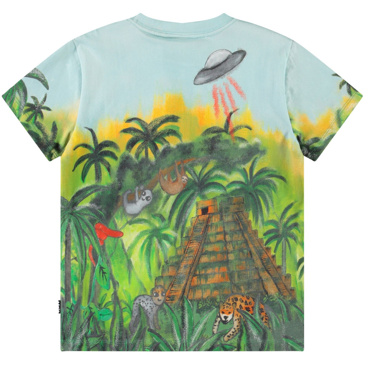 Molo Jungle Visitors Roxo T-Shirt