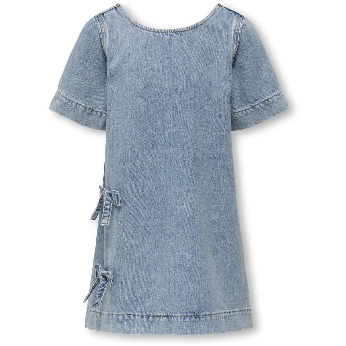 kids ONLY Light Blue Denim Gigi Rosett A-Shape Klänning Denim
