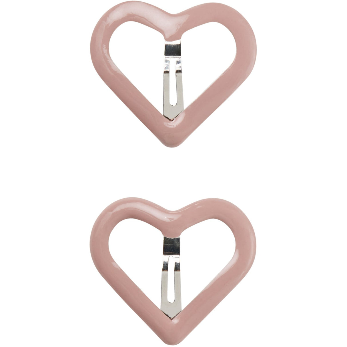 Lil'Atelier Peach Whip Olina 2-Pack Hårklämmor