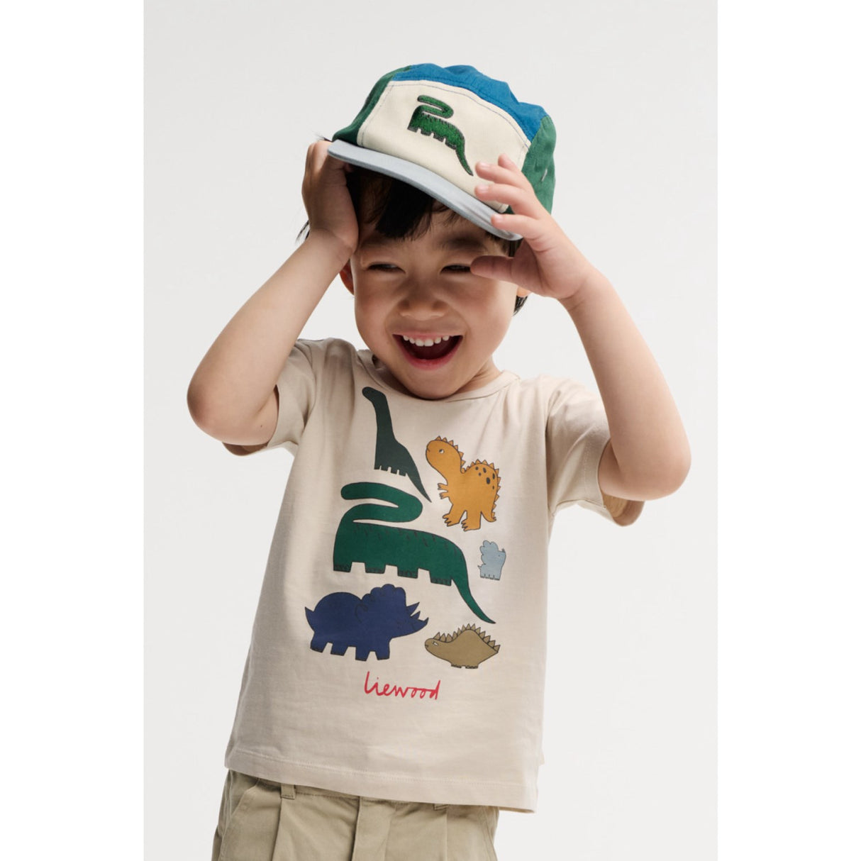 LIEWOOD Blue Fog Multi Mix Rory Printed Keps