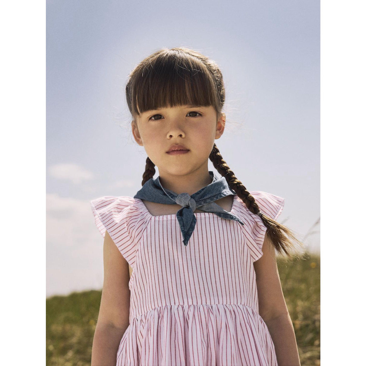 Name It Bright White Fesinne Klänning