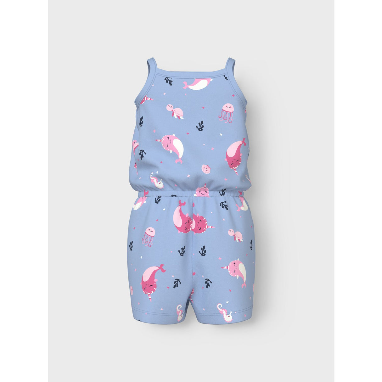 Name It Chambray Blue Whales Vigga Strop Drakt