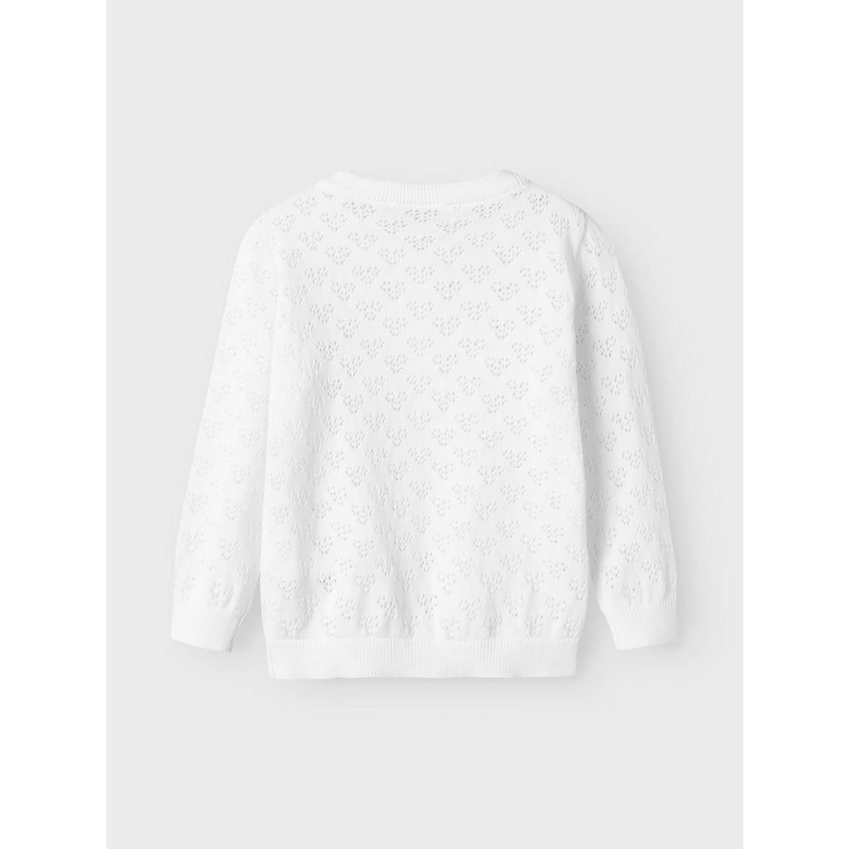 Name It Bright White Felotte Stickad Cardigan