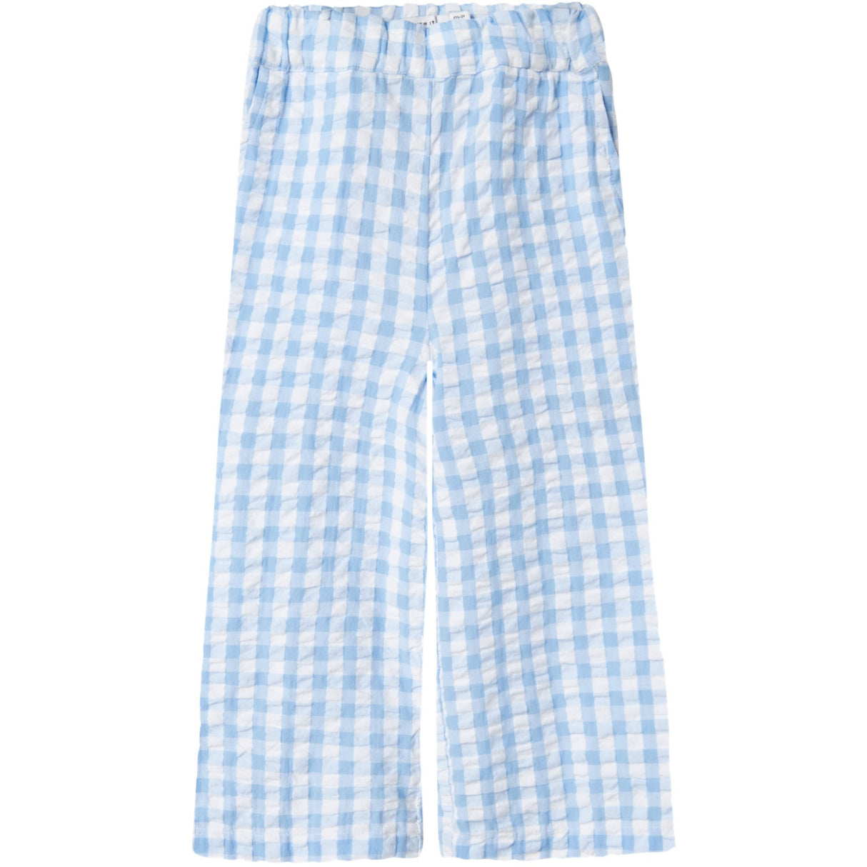 Name It Bright White Fisina Wide Byxor