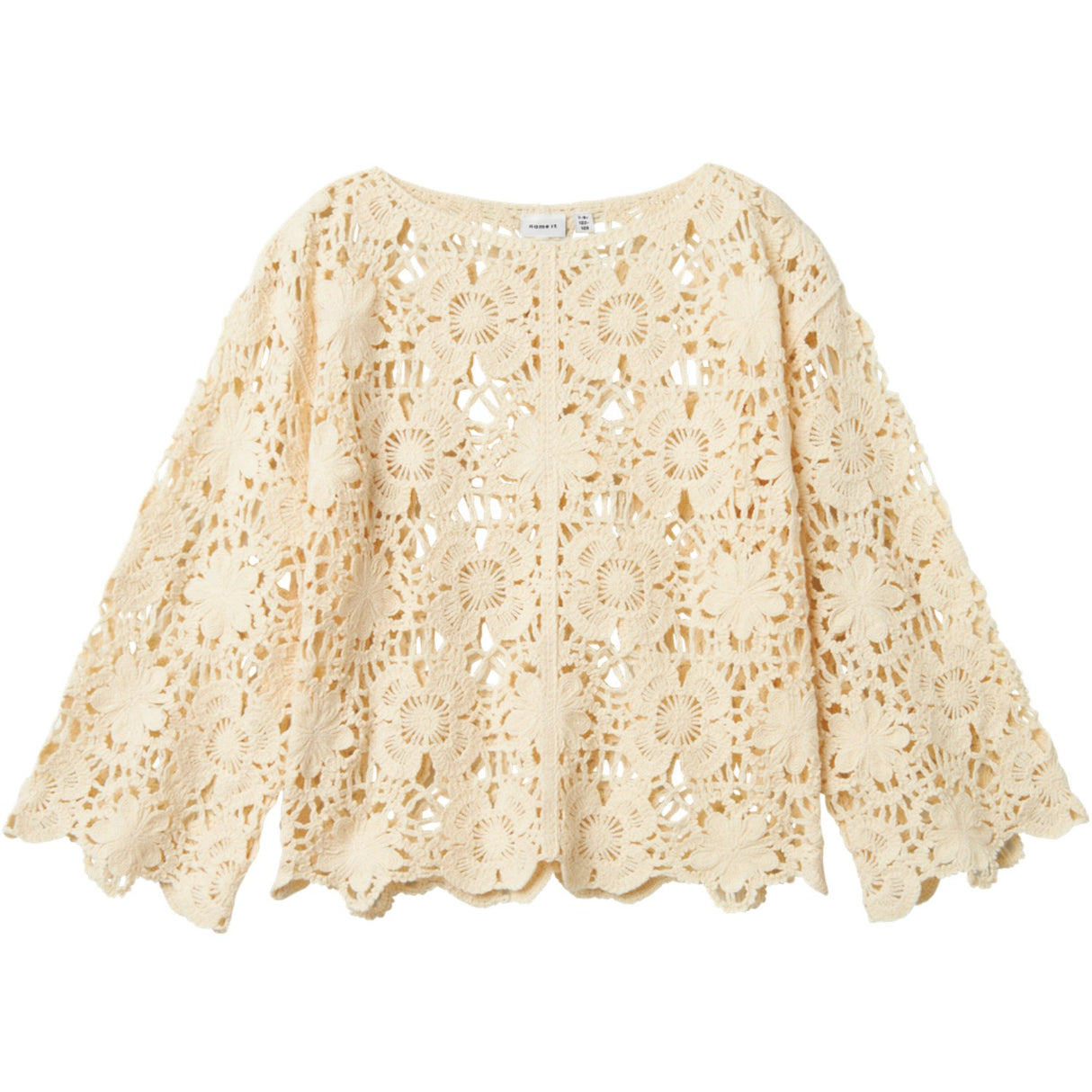 Name It Cloud Dancer Fenrun Stickad