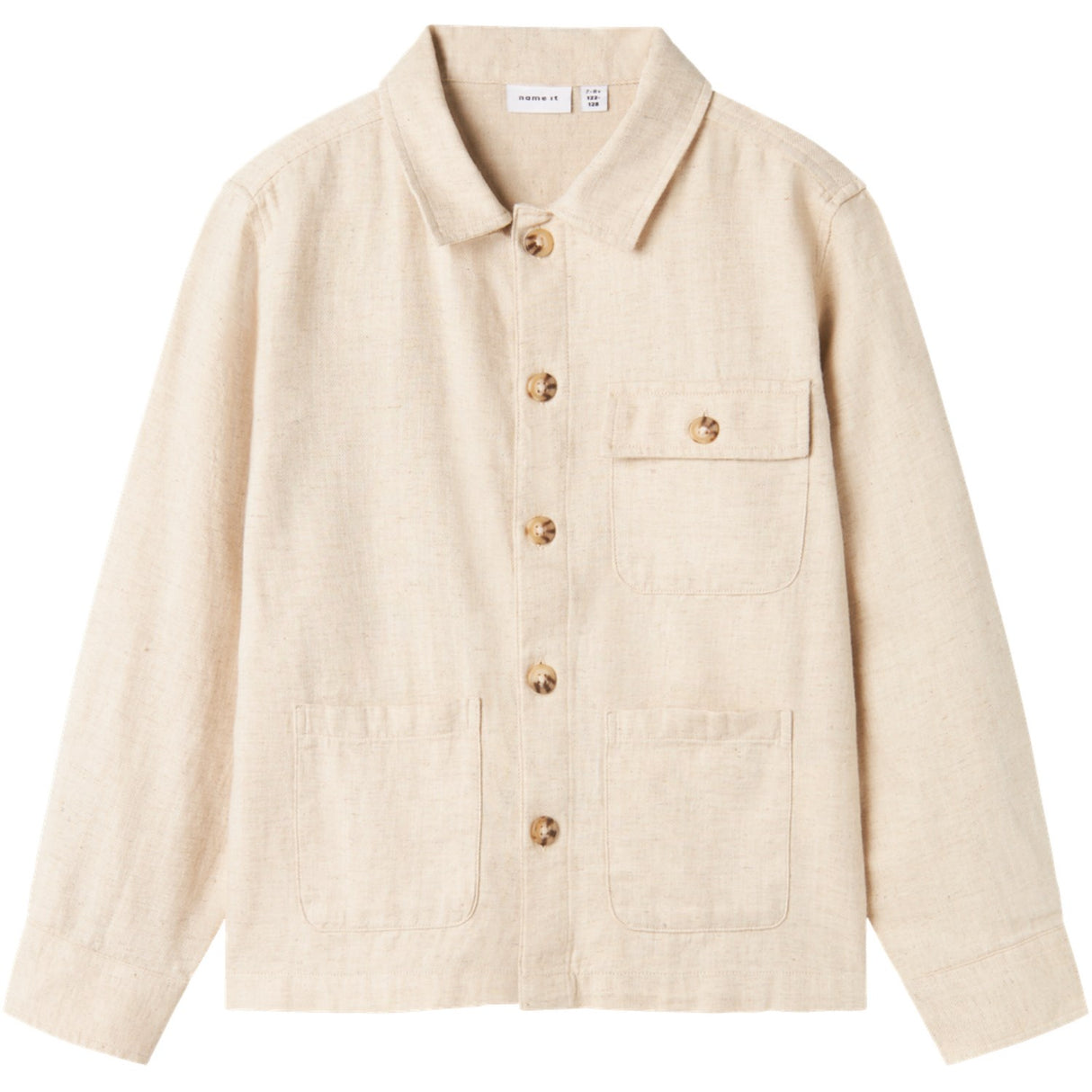 Name It Peyote Melange Fanka Regular Skjorta