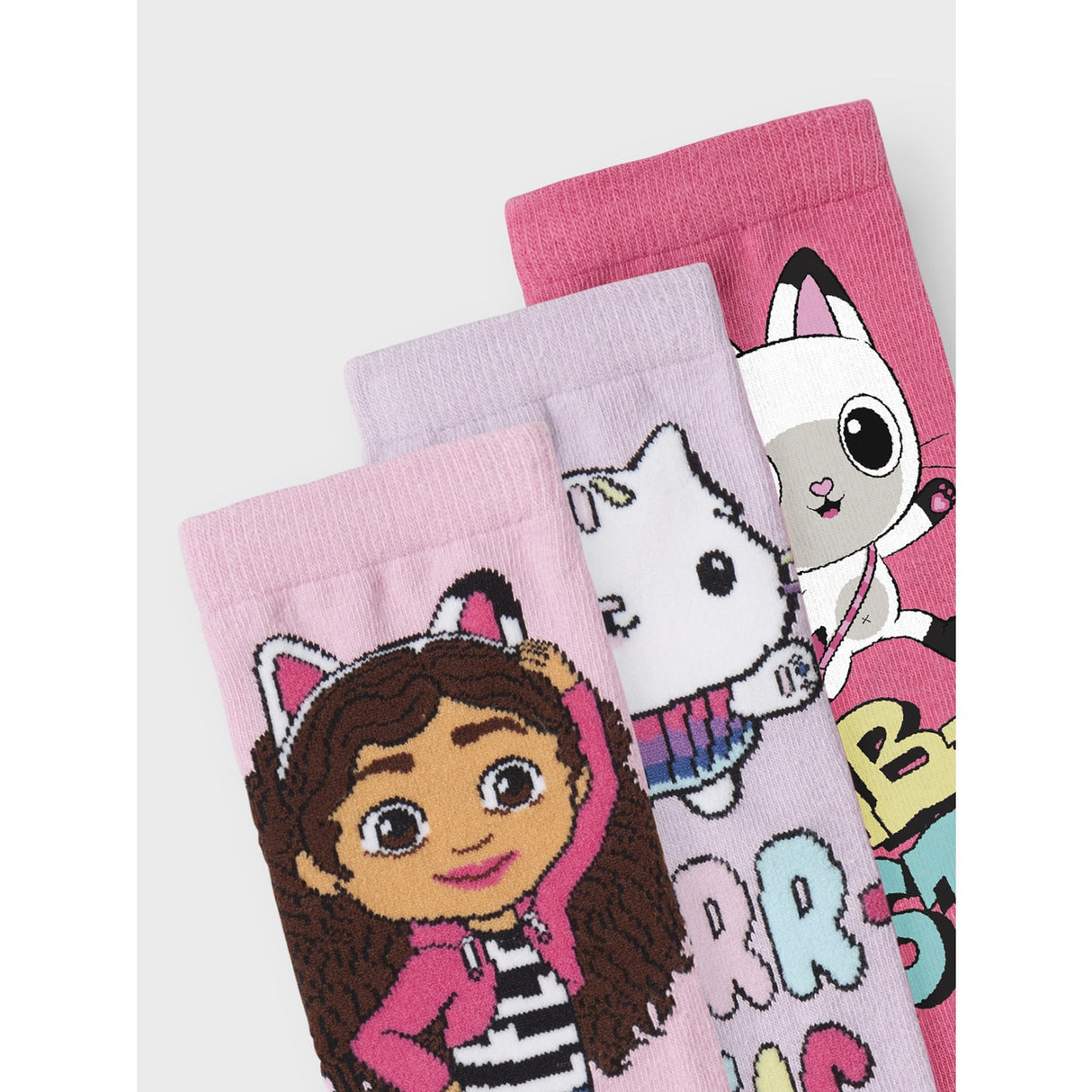 Name It Orchid Bloom Mellow Gabby's Dollhouse 3-Pack Strumpor