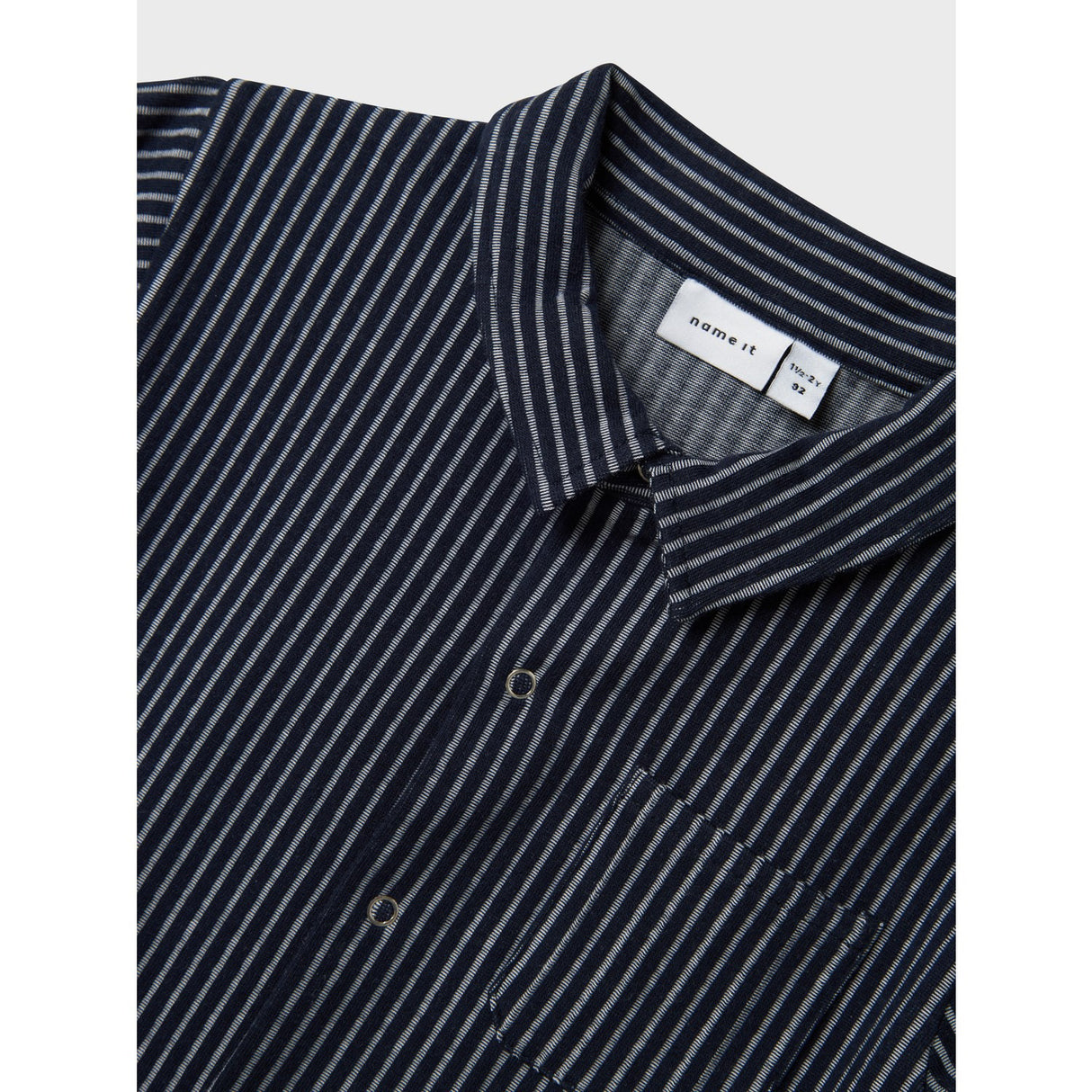 Name It Navy Blazer Fel Regular Skjorta