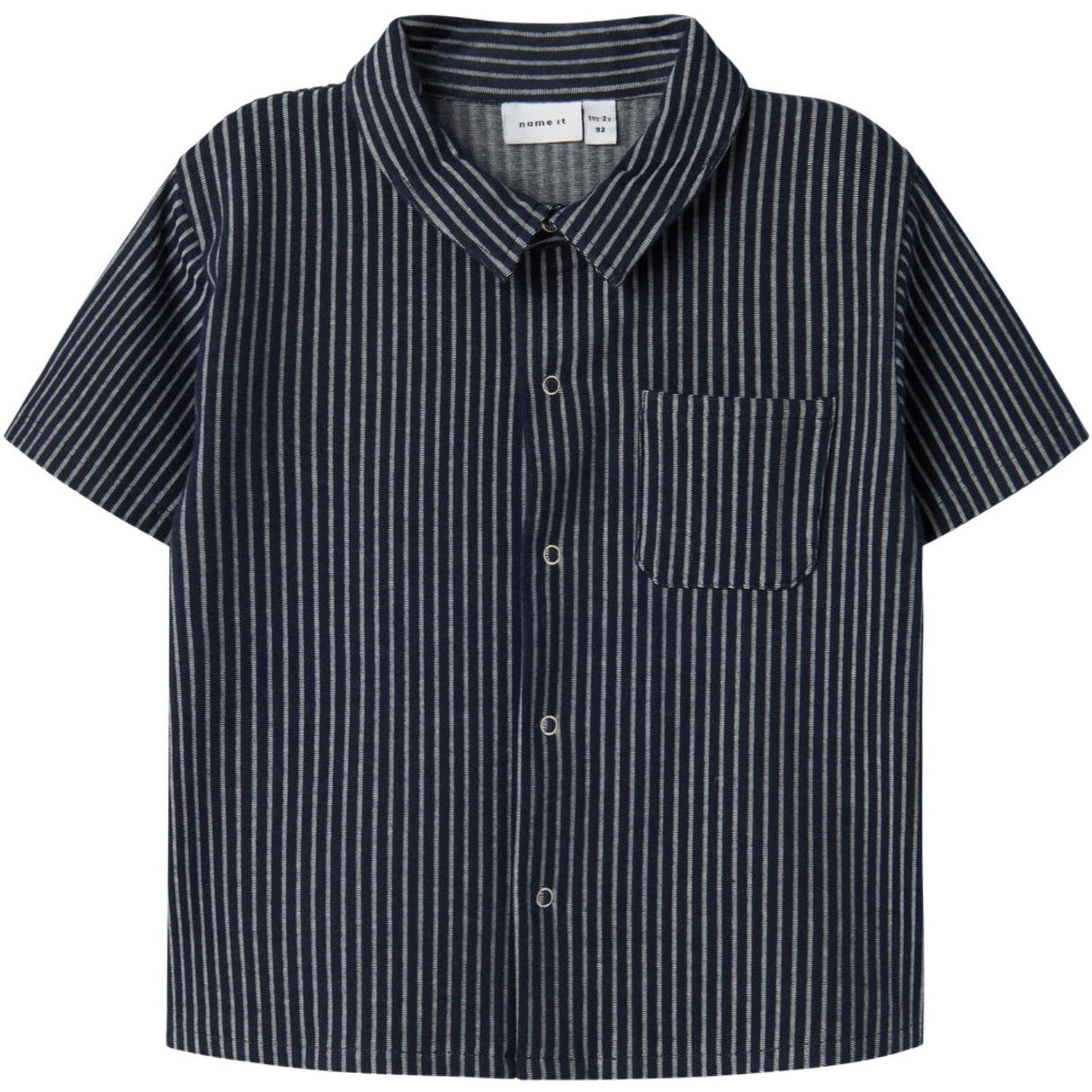 Name It Navy Blazer Fel Regular Skjorta