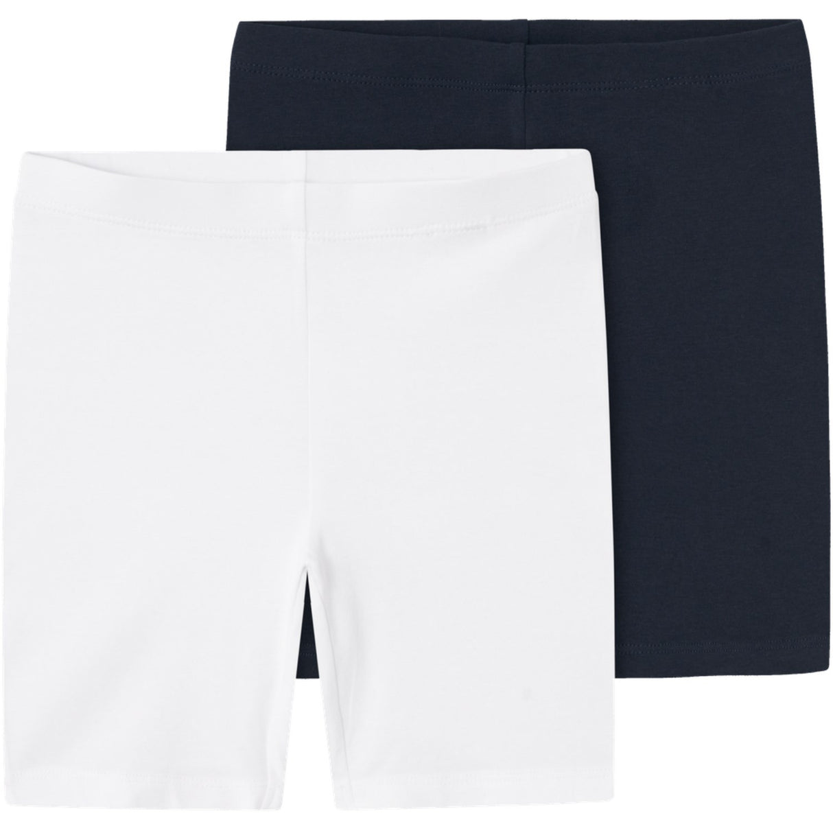 Name It Dark Sapphire Vivian 2-Pack Solid Kort Leggings Noos