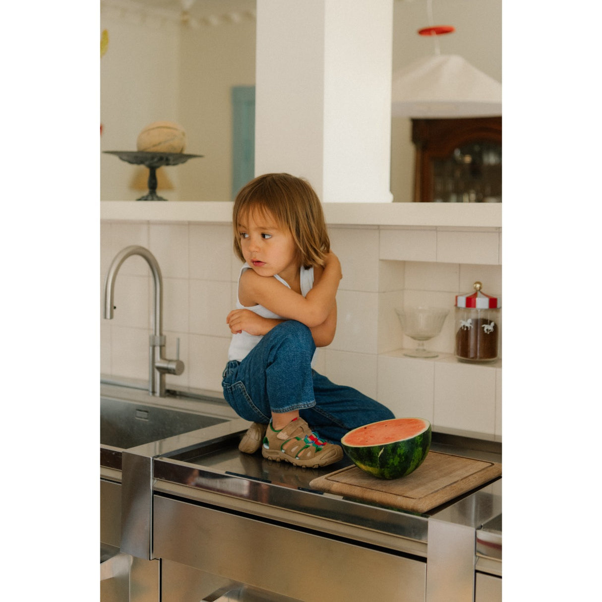 Bisgaard Peanut Brown Trine Kjær X Herbert Kardborreband Skor