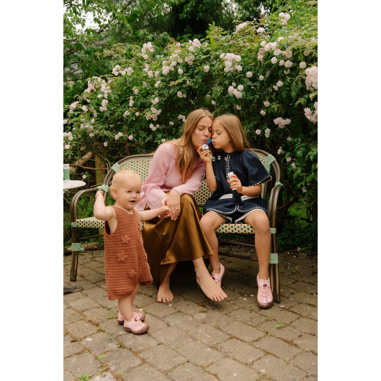 Bisgaard Rose Pink Trine Kjær X Luella Lace Skor