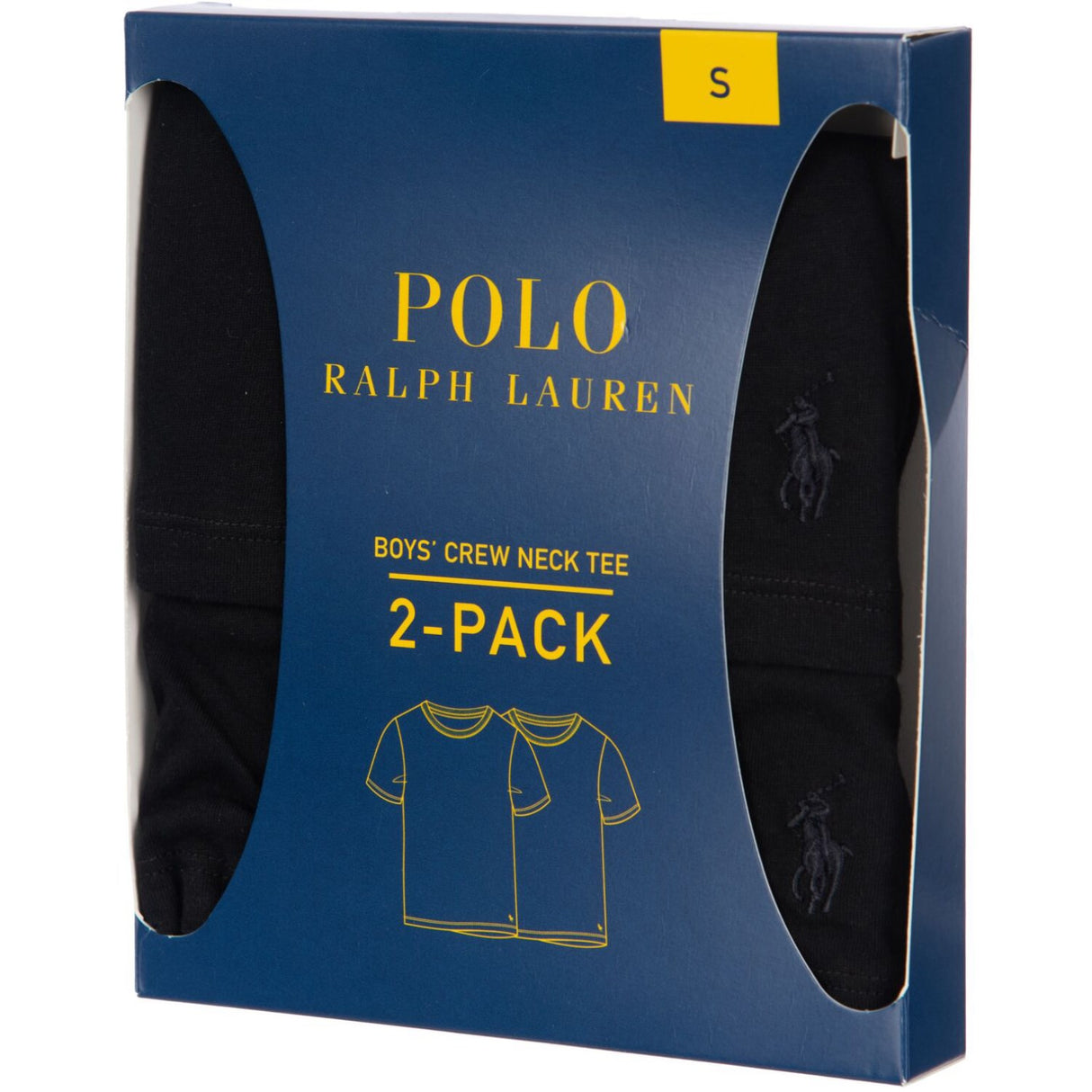 Polo Ralph Lauren Polo Black 2 Pack Bomull Crew T-Skjorta