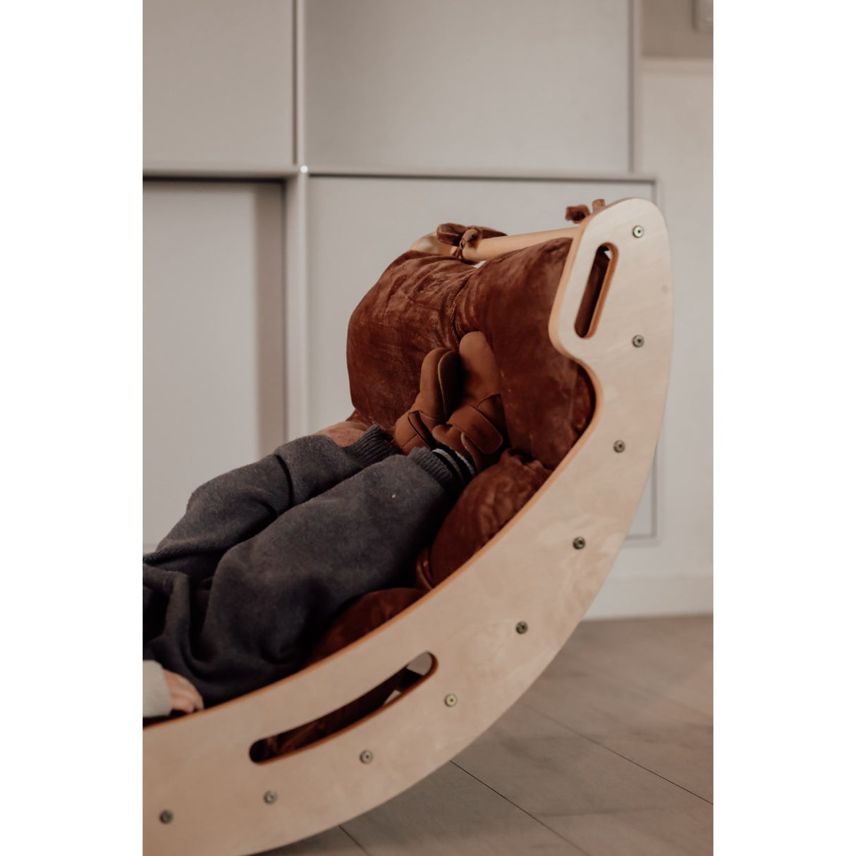 HEMMINGSEN Kids Brown Madrass För Luna Klätterbåge