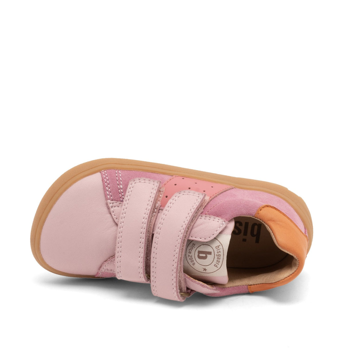 Bisgaard Pink Barefoot Ricco Kardborreband Skor